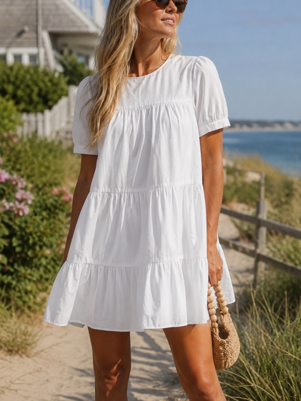 Pomander Place Tuckernuck Quinn Tiered Mini Dress XS